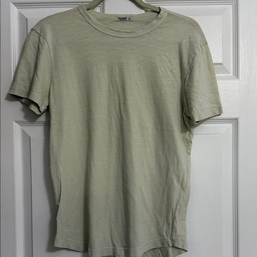 Buck Mason Light Tan Short Sleeve Tee